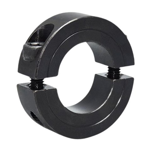 Ioensy - Abrazadera De Eje De Acero Profesional, Color Negro, Para Bases De Motor, Accesorios, Diámetro Interior De 12 Mm.