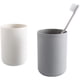 thumbnail image 1 of Xiao Hua Vaso Reutilizable para Beber, No Se Rompe Fácilmente, Se Puede Lavar en el Lavavajillas, 2 Vasos para Enjuague Bucal de Baño, Gris+blanco, 1 of 4