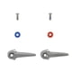 thumbnail image 2 of Manillas de grifo Danco 20181 cromadas para T&S Brass Par, 2 of 3