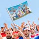 thumbnail image 4 of El Show de la Pantera Rosa Bandera impresa con temática, regalo perfecto para fanáticos, amigos y familiares, y adecuada para actividades al aire libre e interiores, decoraciones de fiesta. 60*90CM, 4 of 6