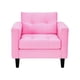 thumbnail image 1 of Sofa Retro 1c Felpa 00 Rosado, 1 of 6