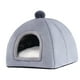 thumbnail image 2 of Cama Para Gatos Calmante Snooze Tienda De Campaña Para Gatos Con Calentamiento Automático Cueva Para Perros Pequeños Gatitos Gatos Gris S, 2 of 5