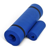 Cap Barbell - Esterilla De Yoga Cap Con Barra De 12 Mm De Grosor Con Correa De Transporte, 180 X 61 Cm, Azul