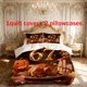 thumbnail image 1 of 3pcs Turkey Dinner Themed Printed Bedding Set Duvet Cover and Pillowcases, 1 of 5
