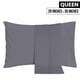 thumbnail image 2 of Fundas de almohada Utopia Bedding Queen, paquete de 2 unidades, microfibra suave, color gris, 2 of 7