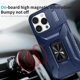 thumbnail image 3 of Funda Armada para iPhone 16 Pro Max con Tapa Deslizante y Soporte Magnético Giratorio Azul, 3 of 5