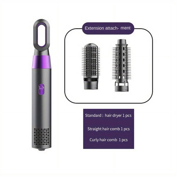 5-in-1 Hair Dryer Comb Hair Curling Straightening Comb Hair Styling Comb Multifunctional Hair Straightener Curler