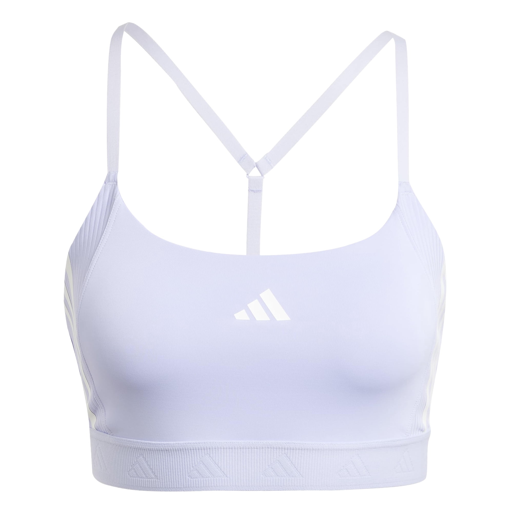 Bralette De Entrenamiento Adidas Hyperglam Para Mujer En Tono Violeta