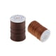 thumbnail image 4 of 2 rollo de hilo trenzado de poliéster encerado marrón 150D para costura de Leathercraft de bricolaje, 4 of 4
