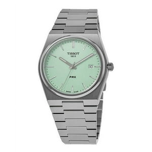 Tissot - Reloj Prx Cuarzo Esfera Verde Claro Para Hombre T137.410.11.091.01