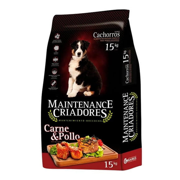 Alimento Cachorros Carne Y Pollo 15 Kg