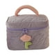 thumbnail image 5 of Bolsa De Cosméticos De Moda, Organizador De Bolsas, Neceser De Pana Con Cremallera, Violeta, 5 of 6
