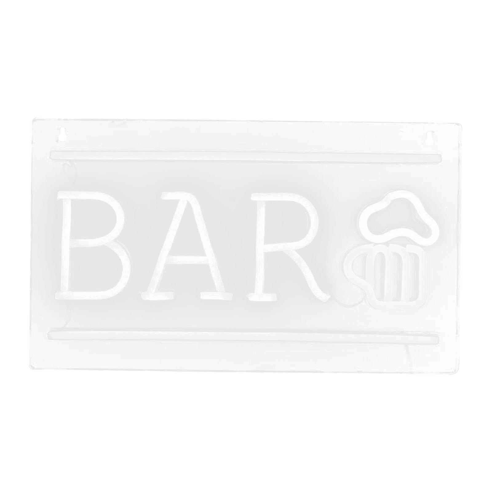 Magideal - Barra De Modelado Creativo Letrero De Para Bar Pub Led Usb Conectado Luz De Decorativa Para Vacaciones Halloween Café Restaurante Decoración