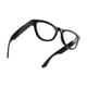 thumbnail image 2 of Gafas De Sol Blank Cat Eye De Color Negro Brillante Con Transiciones, 2 of 9