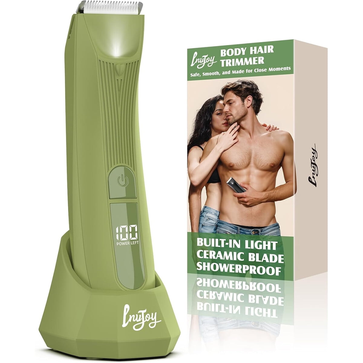 Recortadora Corporal Invjoy Cuchilla Ceramica Impermeable