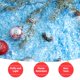 thumbnail image 4 of Copos de nieve artificial JOYIN de plástico azul, 340 ml, 4 of 8