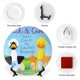 thumbnail image 3 of Pato y Ganso Plato decorativo de porcelana fina (bone china), plato decorativo de cerámica para hogar, oficina, soporte de pared, platos decorativos para dormitorio - 6 pulgadas (15 cm), 3 of 6