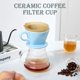 thumbnail image 4 of Gotero de cerámica Noarixa para verter café con 3 orificios en la parte inferior plana, 4 of 6