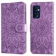 thumbnail image 5 of Funda tipo cartera FOXDOCK para OPPO Find X5 Lite , diseño girasol en relieve, cuero PU, cierre magnético, soporte y tarjetero, 5 of 5