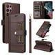 thumbnail image 1 of FOXDOCK Funda tipo Cartera para Samsung Galaxy S23 Ultra – Cubierta de Cuero PU con Múltiples Ranuras, Bolsillo para Efectivo y Correa de Muñeca, 1 of 6