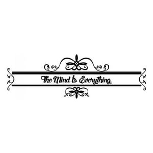 Rienda Libre Graphics - Decomural The Mind Is Everything Inspirational Ws-34296
