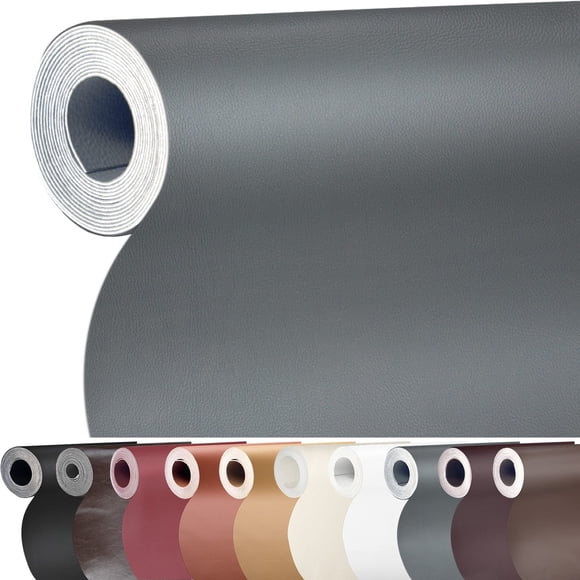 Parche Reparador De Piel Autoadhesivo Gris 43 X 200 Cm