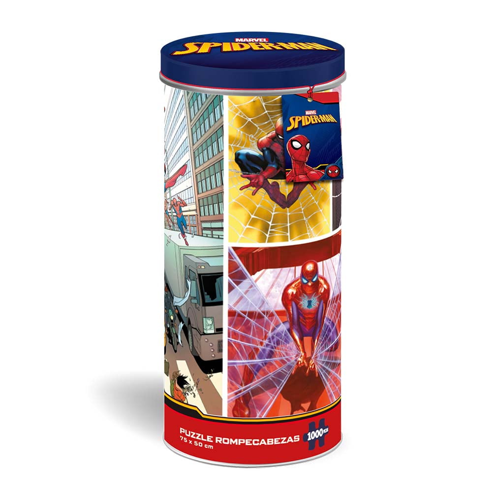Toyng - Puzzle Tubo Metalico 1000 Modelo 2 - Spiderman