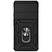 Estuche Gangxun Para Google Pixel 6A, Soporte Giratorio 360°, Estilo Mecánico Y Magnético