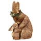 thumbnail image 3 of Conejo de Pascua de paja, estatua de , arte Animal, manualidades de piezaza para escritorio de Festival, adorno interior, accesorios para fotografía 24x15x33cm, 3 of 5