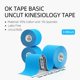 thumbnail image 3 of Cinta de kinesiología OK TAPE Regular, paquete de 3, azul claro, 3 of 8