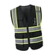 thumbnail image 1 of Chaleco De Trabajo Reflectante De Alta Visibilidad Para Contratistas, Talla XXL, Color Negro, 1 of 5