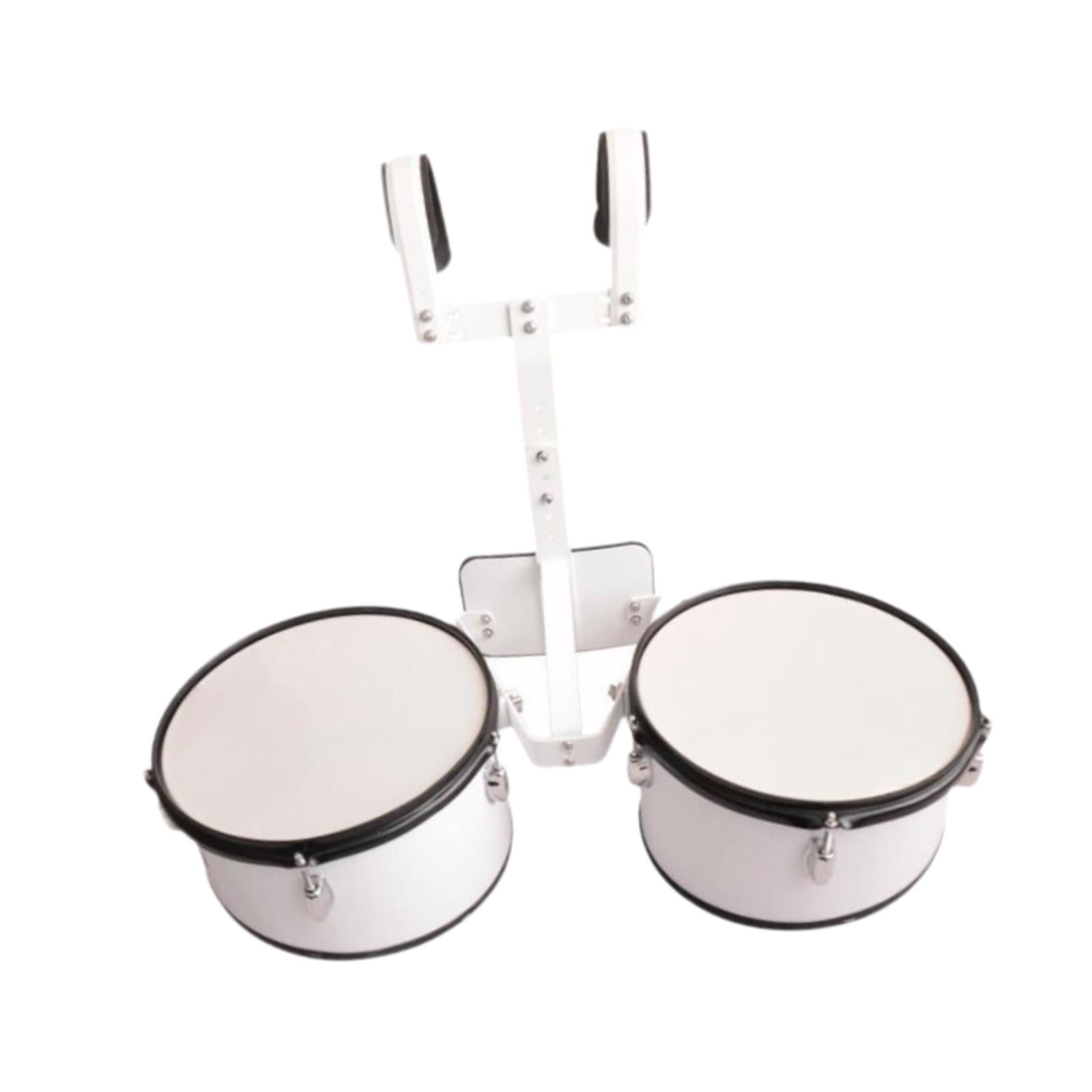 Magideal - Tambor , Juego De Batería Con Soporte, Tambor De Música De Varios Tonos Para Niños, Adolescentes, Regalo De Cumpleaños, Instrumento De Fiesta Tambores Dobles