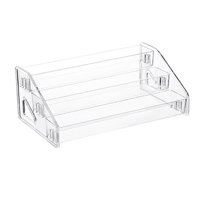 Magideal - Estante De Almacenamiento De Esmalte De Uñas, Organizador Transparente, Estante De Exhibición De Maquillaje, Acrílico Para Encimeras De Baño, , 3 Niveles