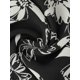 thumbnail image 5 of INSPIRE CHIC Blusa de Chifón Floral para Mujer con Cuello Redondo, Parte Superior Asimétrica de Manga 3/4 Acampanada, Casual para Verano, Talla M, Negro, 5 of 6