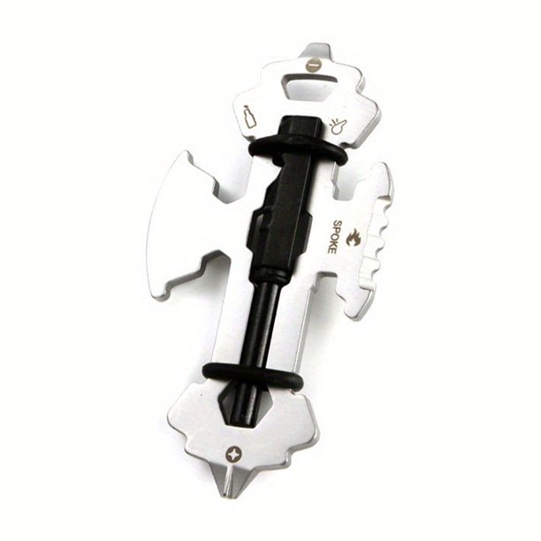 1pc Multifunctional Stainless Steel Tool Card For Outdoor Kayaking Camping Travel Hiking, Portable Outdoor Survival Tool