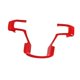 thumbnail image 5 of Cubierta Del Panel Del Volante Cubierta Del Marco Del Volante Del Automóvil Para Ford F250 Rojo, 5 of 5