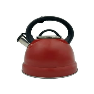 Kitchenware - Tetera De Acero Inoxidable Viena Roja 3Lt