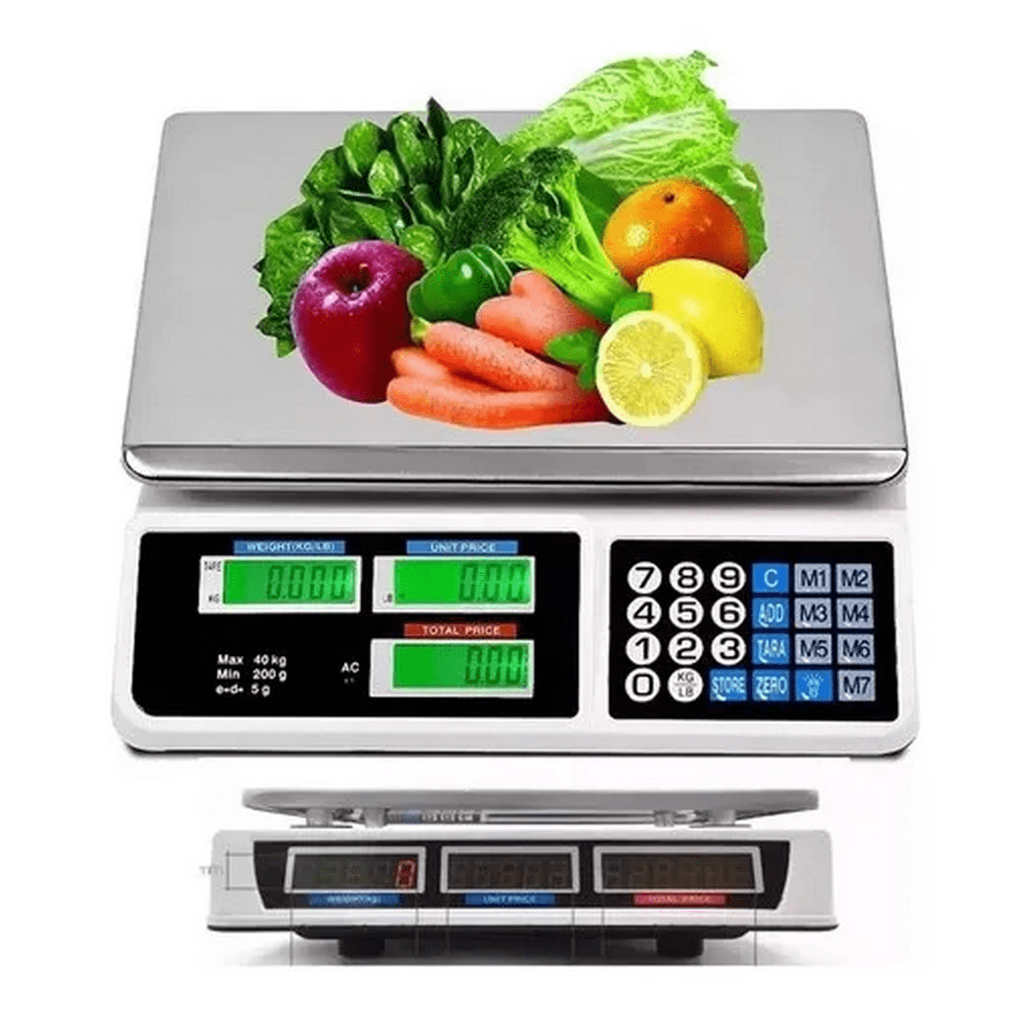 Genérico - Balanza Digital 40kg Con Bandeja