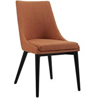 Silla Modway Viscount Mid-Century Moderna Tapizada Naranja