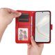 thumbnail image 4 of Funda tipo cartera FOXDOCK para Huawei Nova 11 Pro , diseño girasol en relieve, cuero PU, cierre magnético, soporte y tarjetero, 4 of 5