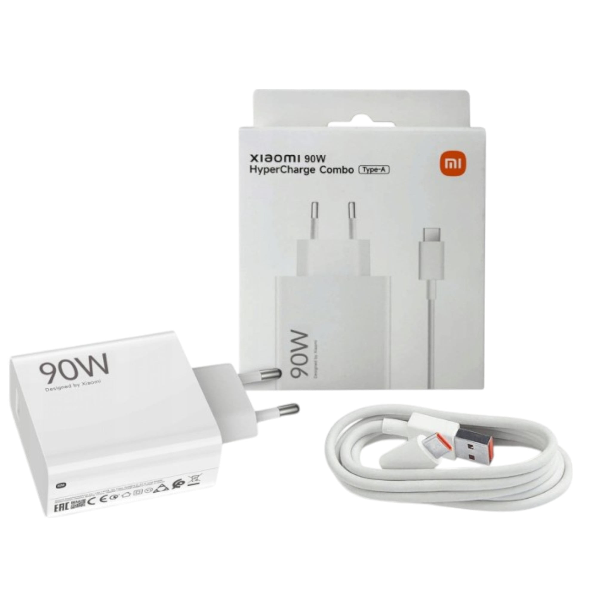 Cargador Xiaomi 90w Hypercharge Combo Type A