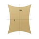 thumbnail image 4 of Lona toldo Vela 3X4 Rectangular Vela para Sombra Parasol Permeable, 4 of 6