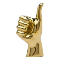 Genérico - Set De 3 Figura Mano Decoración Dorado Soporte Joyería Jhn