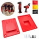 thumbnail image 4 of Portaherramientas para Dewalt 14.4V 18V 20V Taladro con 4 Clavos de Montaje Montaje de Herramienta Compatible con Milwaukee M18 18V Colgador de Herramientas, 4 of 7