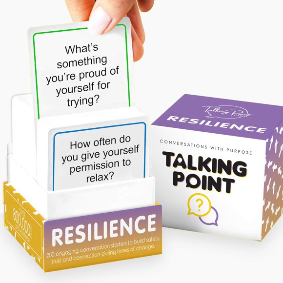 Tarjetas para iniciar una conversación Talking Point Resilience x200