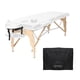thumbnail image 1 of Camilla De Masajes Blanca Portátil Howell Plegable + Bolso, 1 of 10