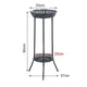 thumbnail image 5 of Pedestal Para Maceta Maceteros Metalico 2 Niveles Negro 81x34 Cm, 5 of 6