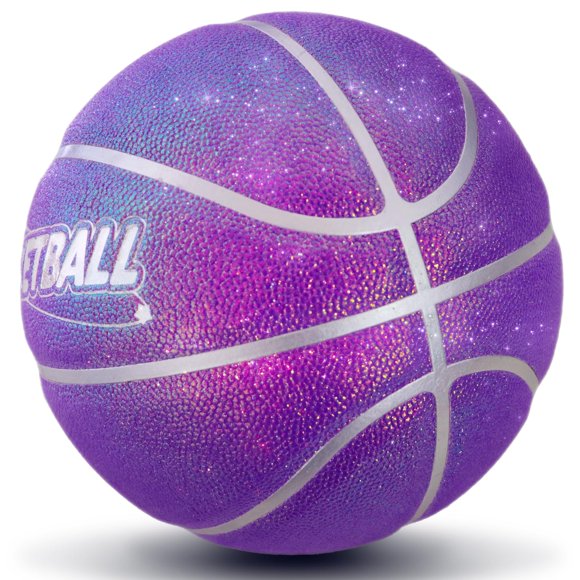 Balón de baloncesto Champhox talla 5 para niñas, 470‑500 g, con bomba