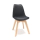 thumbnail image 1 of SILLA TULIP ECOCUERO NEGRO, 1 of 3
