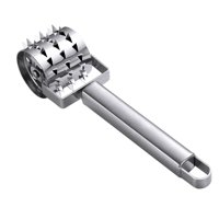 Magideal - Ablandador De Acero Inoxidable, Ablandadores De Rodillos, Ablandador Con Mango Antideslizante Práctico Para Utensilios De Cocina, He